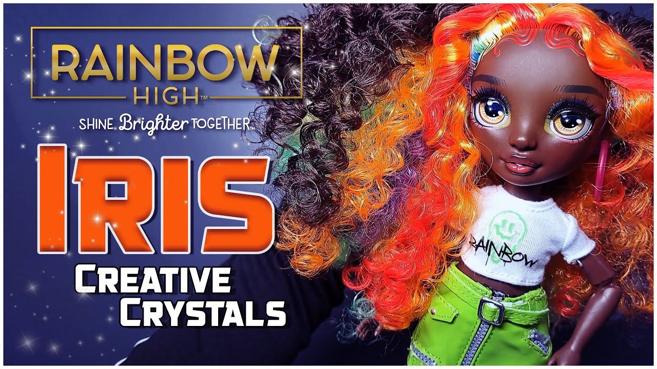 ✨Обзор куклы Rainbow high ✨Iris Bow - Creative Crystals ✨