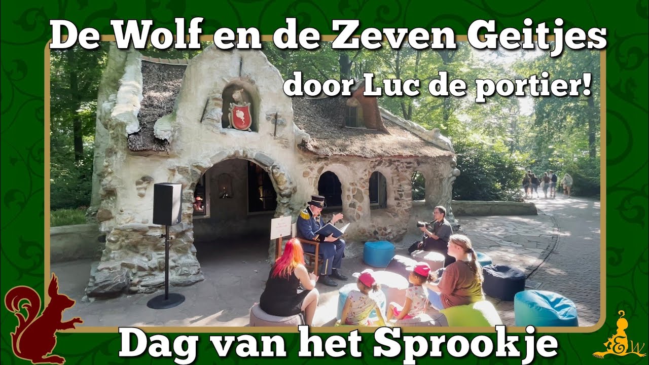 [#Efteling] Luc leest 'De Wolf en de Zeven Geitjes' voor - Dag van het Sprookje 2023
