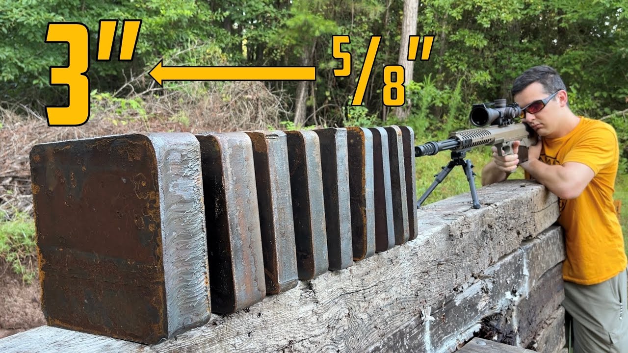 How Much Steel To Stop A 50 Cal Sniper?