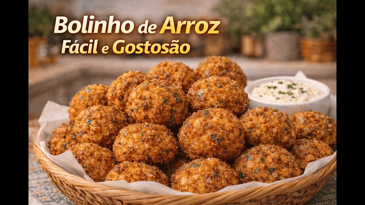 Bolinho de Arroz Fácil e Gostosão
