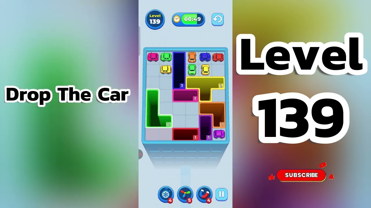 🚗 Drop The Car Level 139 Walkthrough | Car Puzzle Game Solution | Go Answer