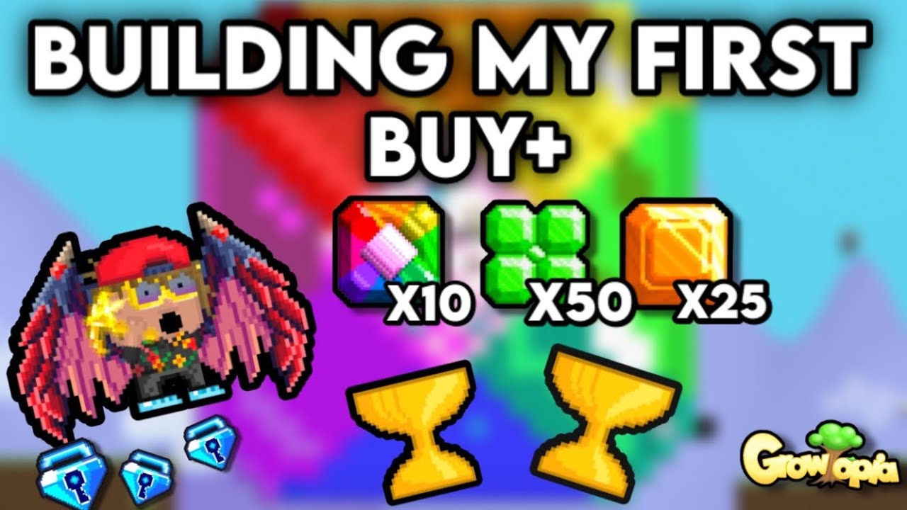Building My First Buy+ World | Growtopia