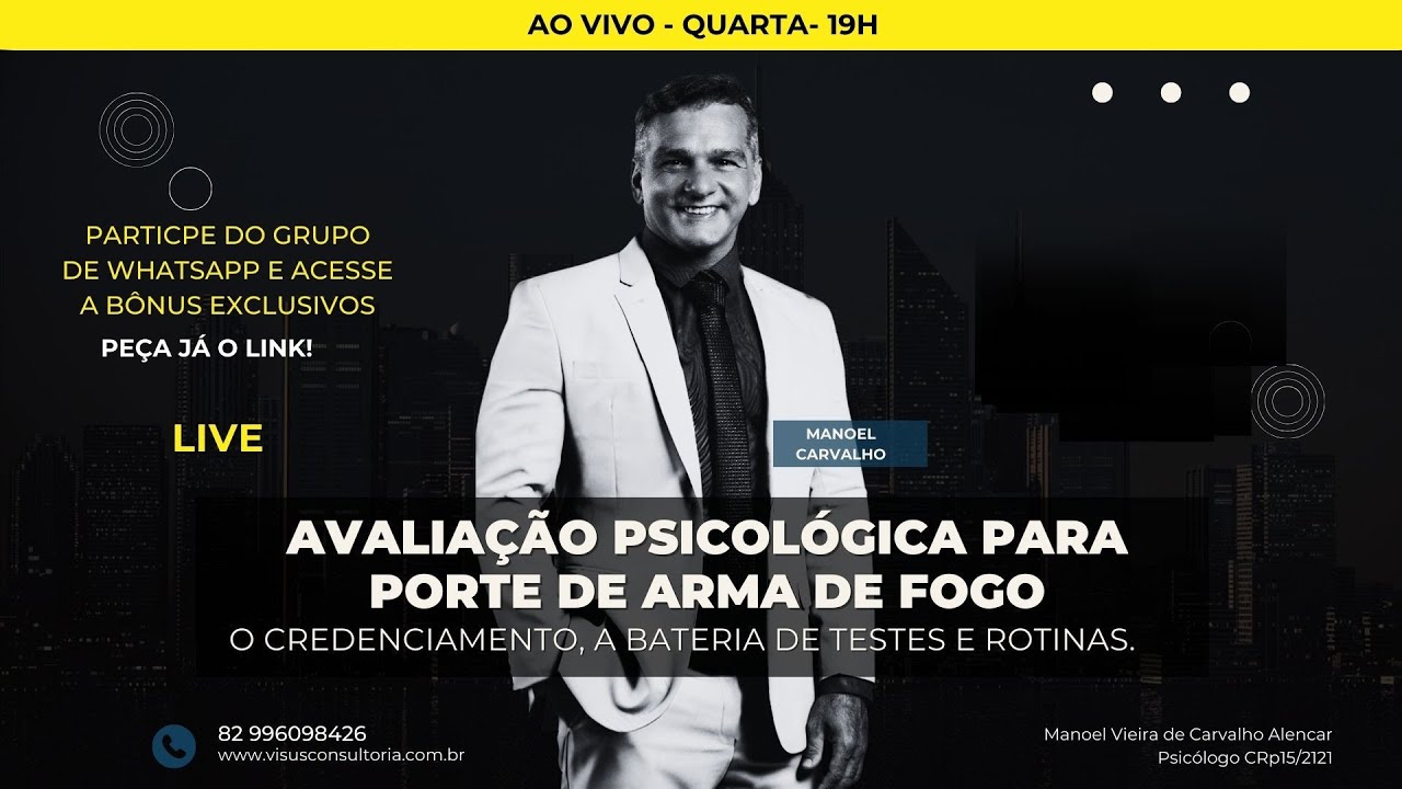 Avaliação Psicológica para Porte de Arma de Fogo (2026)