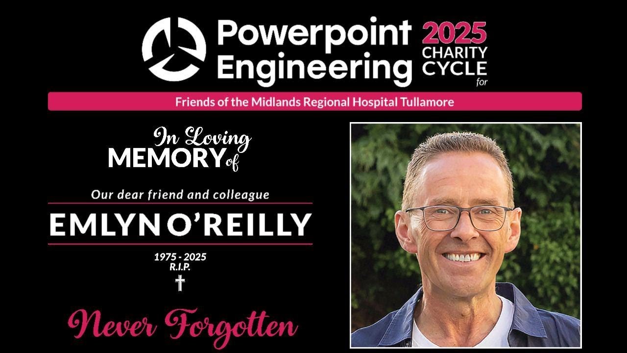 Powerpoint Engineering 5th Annual Charity Cycle - In Memory of Our Colleague, Emlyn O’Reilly