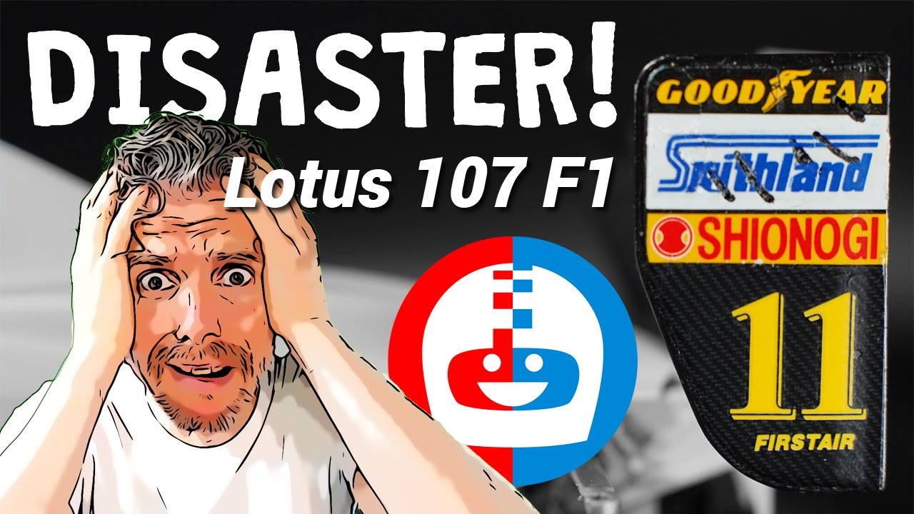 DISASTER!: Building Tamiya Lotus 107 Ford F1 Formula 1 model car of Mika Häkkinen 1/20 scale - #1