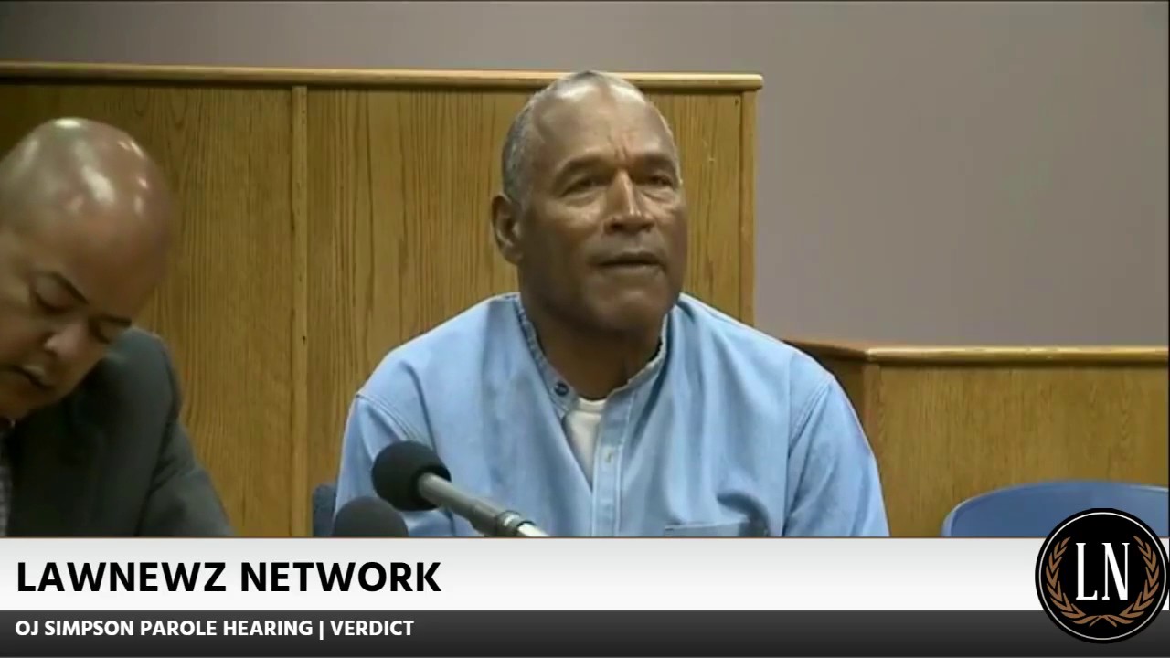 OJ Simpson Parole Hearing Verdict