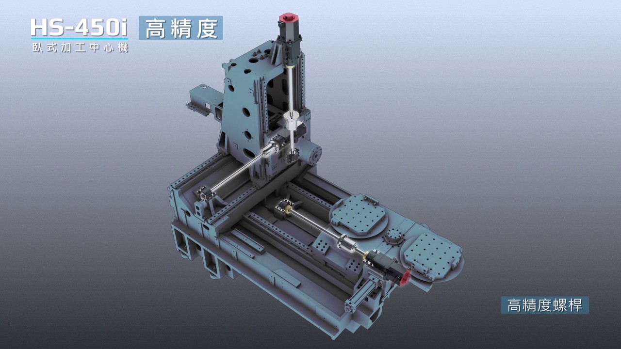 臥式加工中心機. 高速臥式綜合加工中心機.