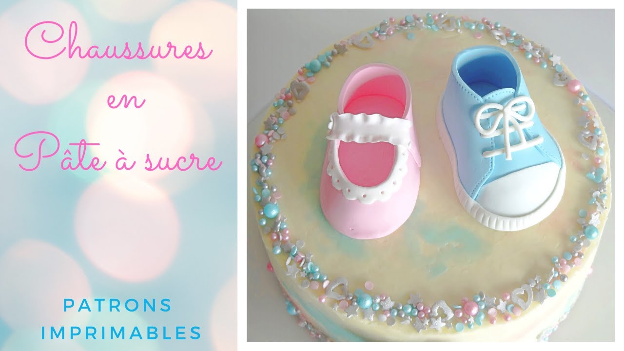 Faire des CHAUSSURES de BÉBÉ en PÂTE À SUCRE