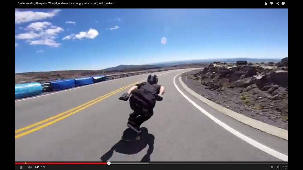 Skateboarding Ruapehu 'Coolidge' -I'm not a cool guy any more (Levi Hawken)