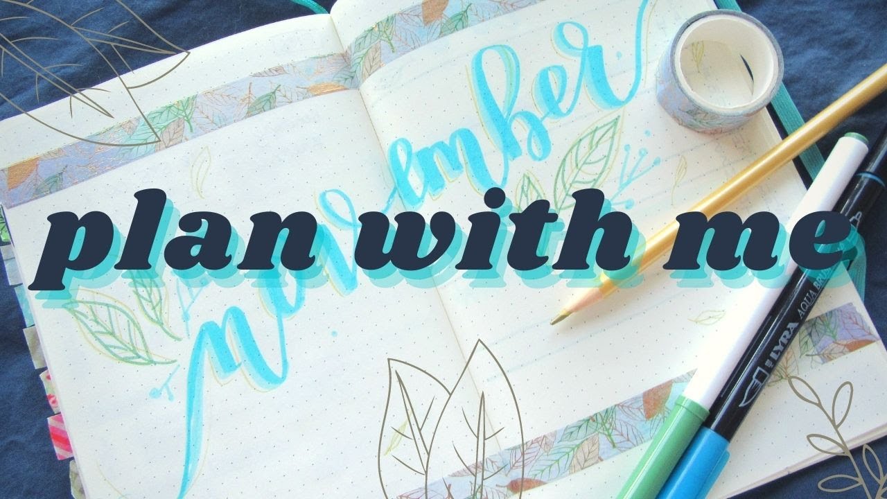 PLAN WITH ME November 2020 | Bullet Journal Monthly Setup in Moleskine Dotted Notebook