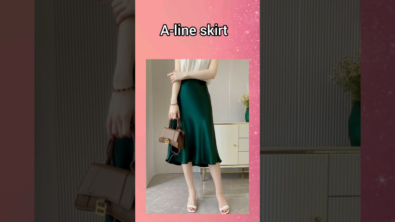 Types of skirts with their names