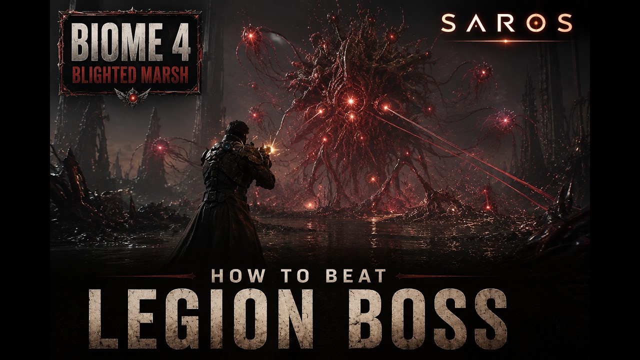 SAROS How to Beat Legion &mdash; The Secret Nobody Tells You | Biome 4 Boss Guide PS5