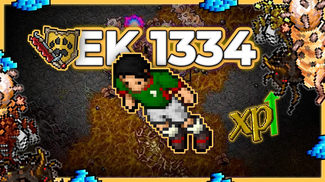 EK 1334 Hunt x4 Jaded Roots (Post Rework) 22.5kk/h Raw + 10.4kk Profit - Tibia Hunt [15.25]