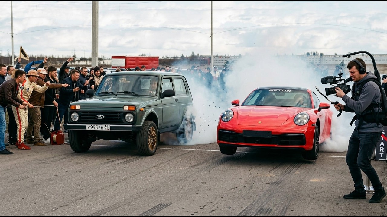 РЕШИЛ ВСЕХ ПРОУЧИТЬ. НИВА 500 л.с против PORSCHE 911 и МАЖОРСКИХ АВТО