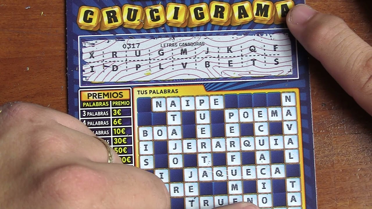 CRUCIGRAMA DE LA ONCE | RASCAS DE LA ONCE PREMIADOS