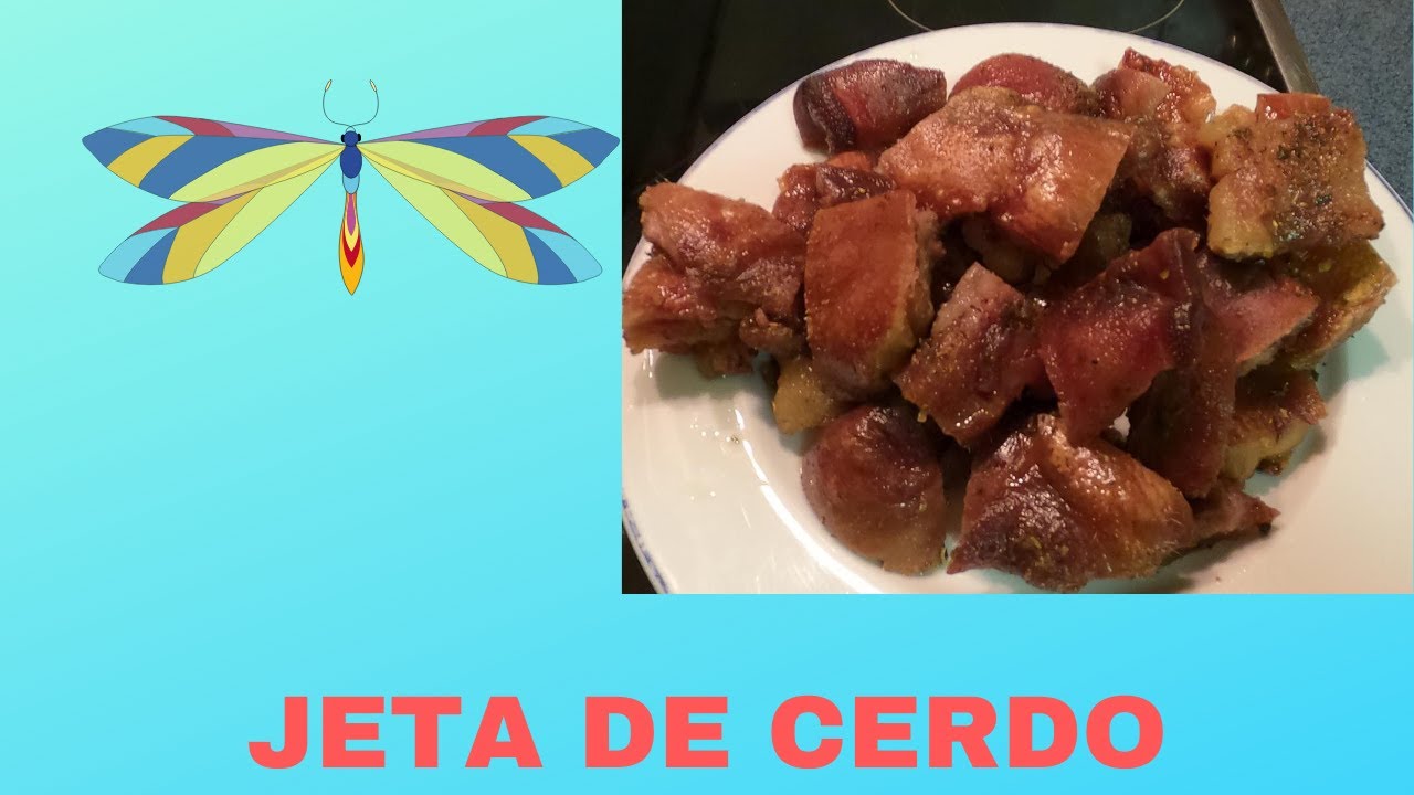 JETA DE CERDO AL HORNO SUPER CRUJIENTE
