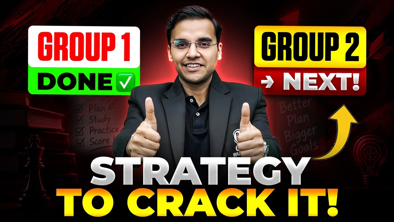 🚨Cleared CA Inter Group 1 Sep 2026?🎯Group 2 Preparation Strategy | Jan/May 2027 | CA Nitin Goel