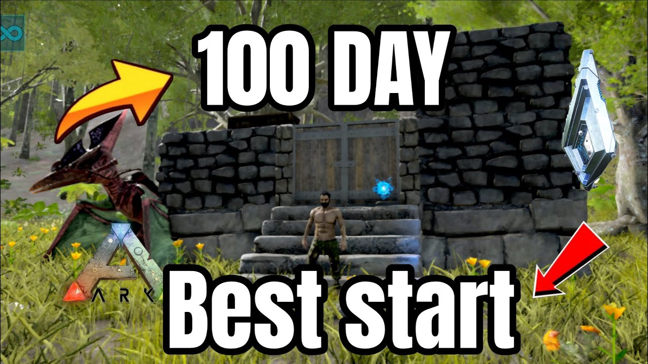100 DAY IN ARK ULTIMATE MOBILE EDITION [EP1 DAY1 TO DAY 10]