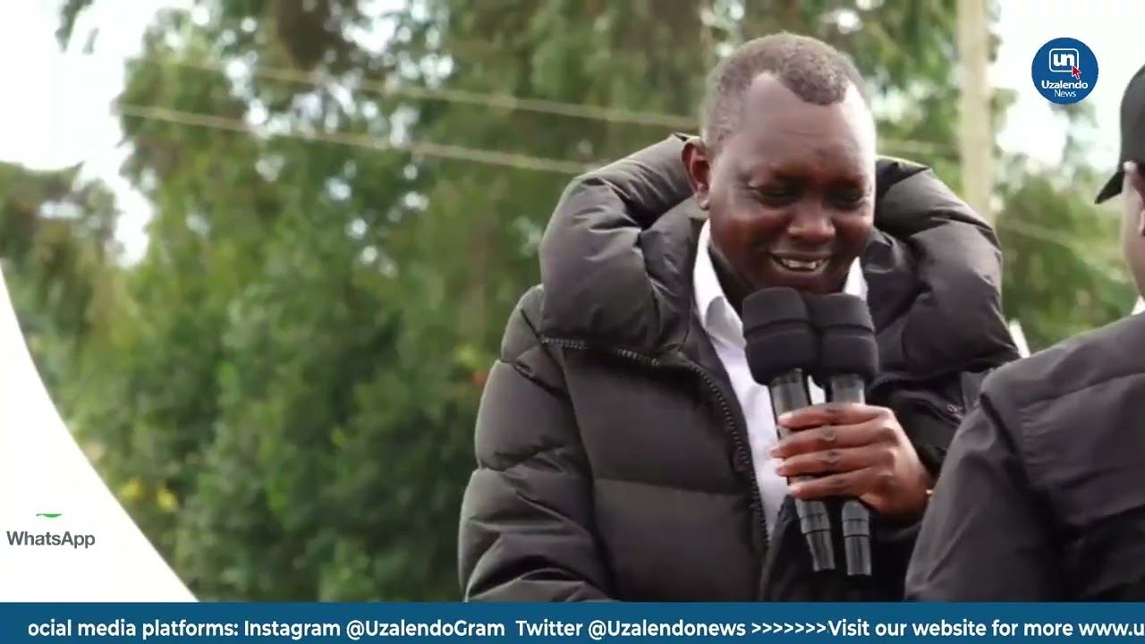 MP Oscar Sudi speech in Bomet during burial of the late Nick Kosgei who died on Musop chopper crash