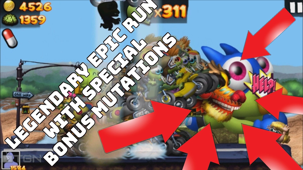 Special Edition Zombie Tsunami Legendary Epic High Score Run Special Upgrades.