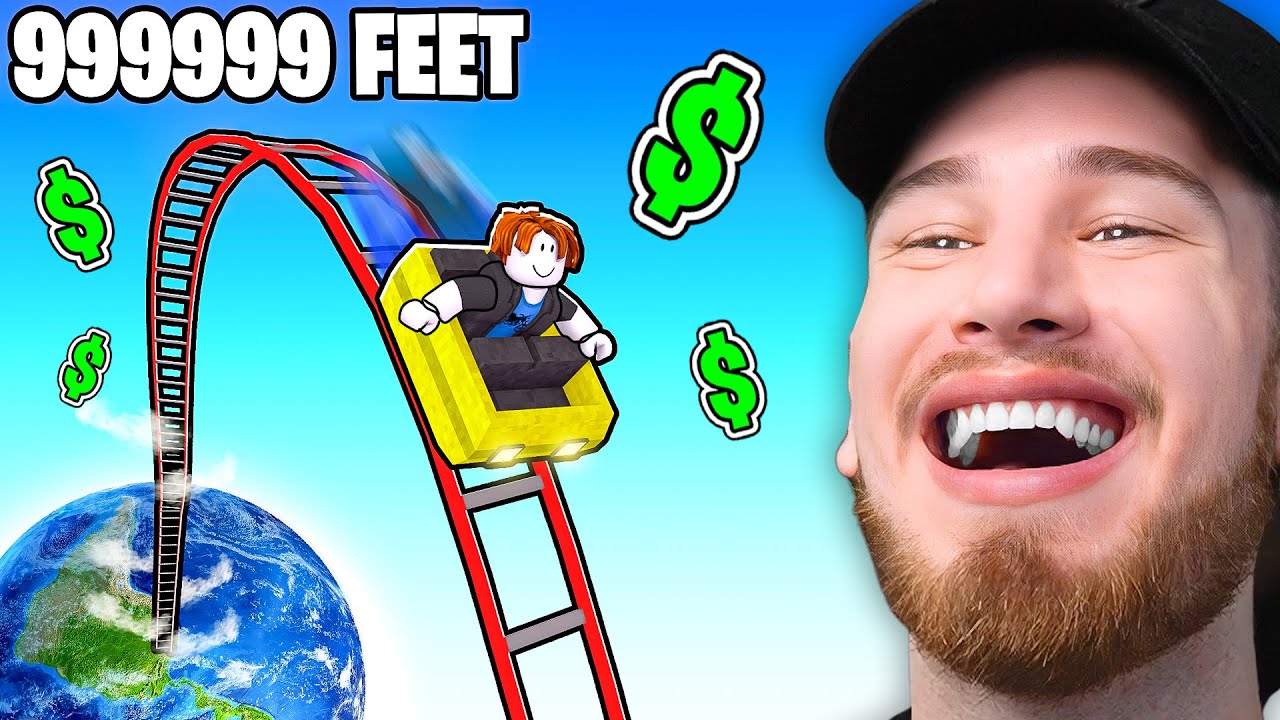 Spending $100,000 ROBUX for the TALLEST ROLLERCOASTER in Roblox