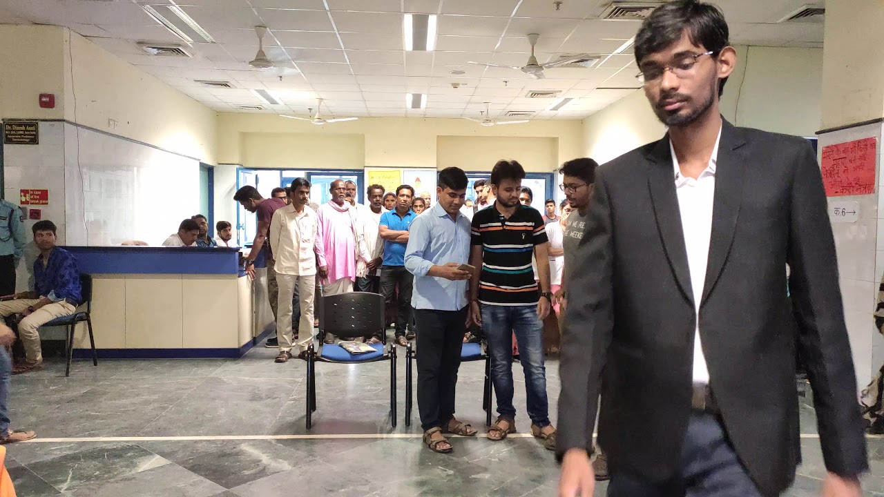 Eye Donation Awareness Skit performed by Students of Aiims Bhopal in OPD - Eye Donation Week 2019