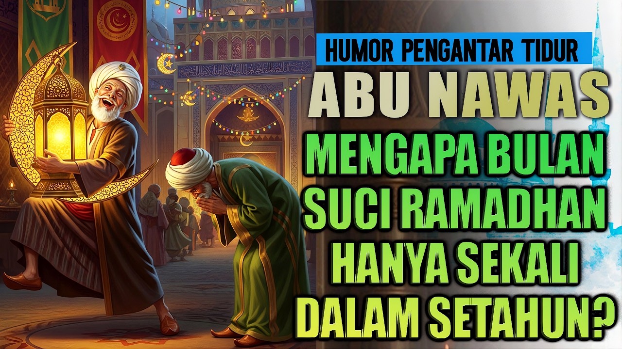 Abu Nawas Dengan Pertanyaan, Mengapa Orang Menjadi Lebih Baik Saat Bulan Ramadhan Saja? TAWA NAWAS