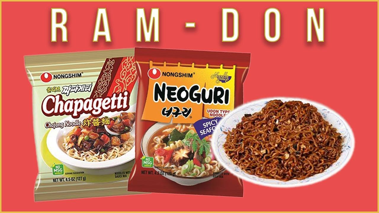 RAM-DON (Jjapaguri) from PARASITE! Is it WORTH IT? | FOOD HYPE