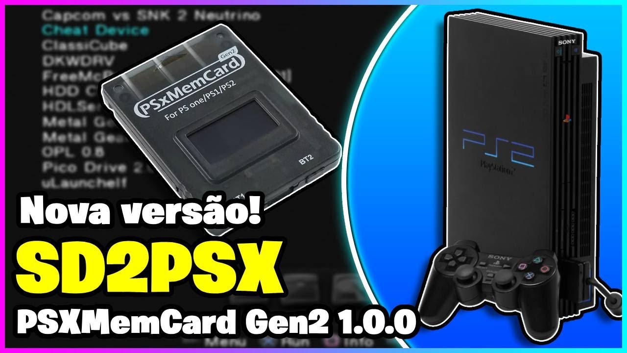 SD2PSX e PSXMemCard Gen2! Novo firmware 1.0.0 FINAL! Suporte total ao MMCE!