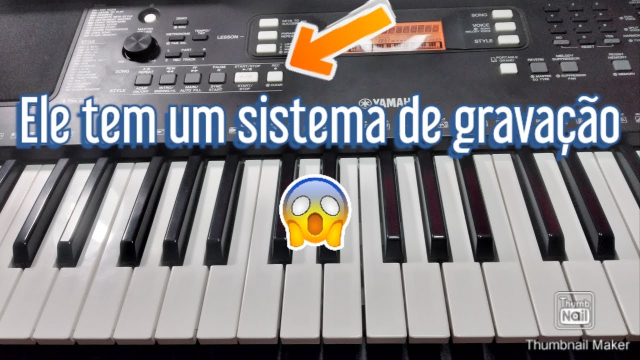 Sistema de Gravação - Yamaha Psr e-363
