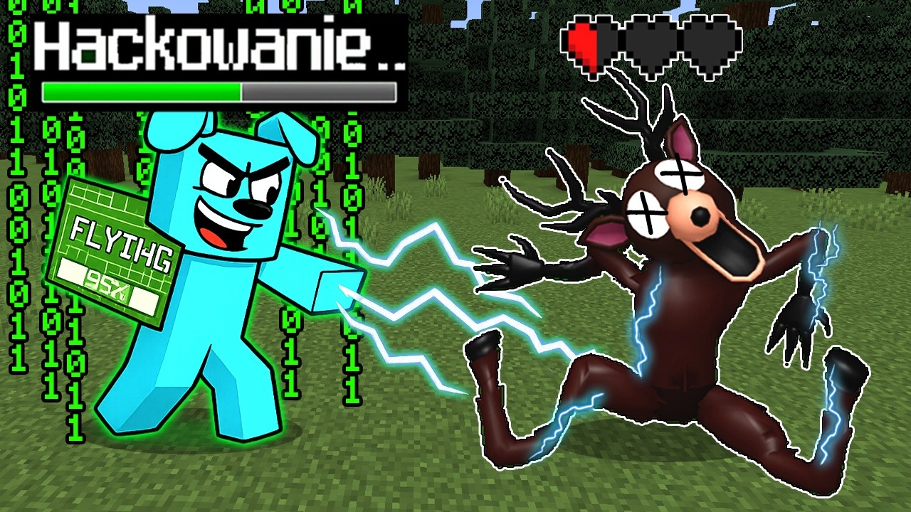 UŻYWAM HACKÓW w 99 NOCY 🌙 w LESIE w Minecraft ❌💻