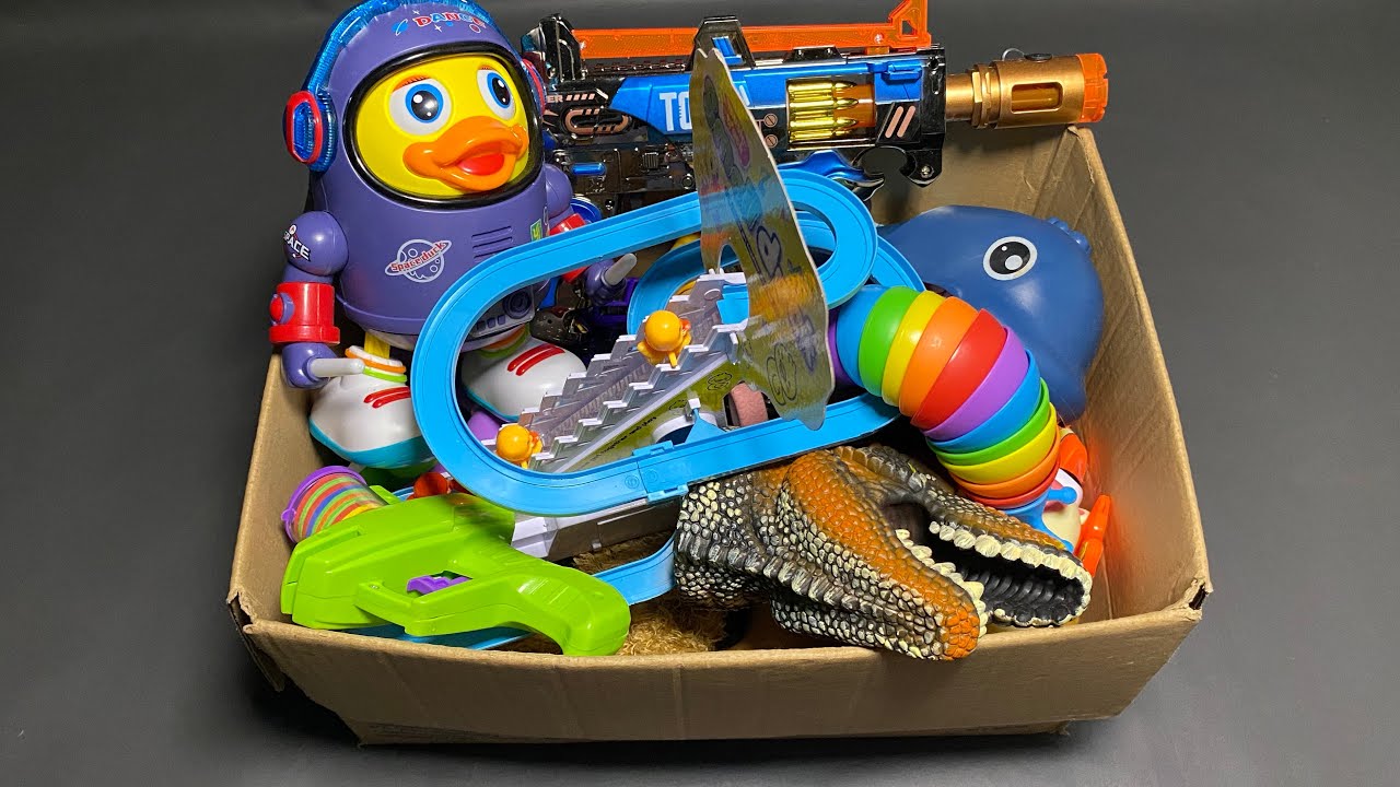 7.50 Minutes Satisfying with Unboxing Toys Set, Princess Dolls,Swing&Slide Collection ASMR I Review