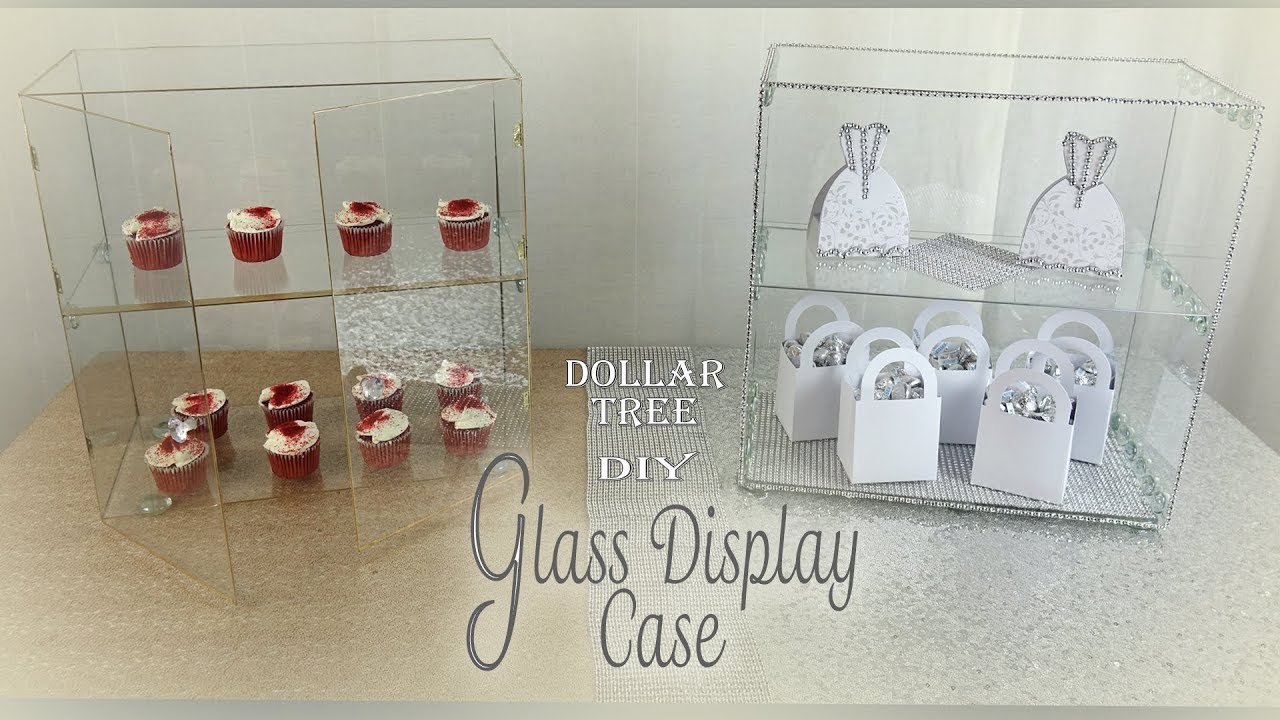 Glass Display Shelf / Dollar Tree DIY / Party Favor Display Shelf