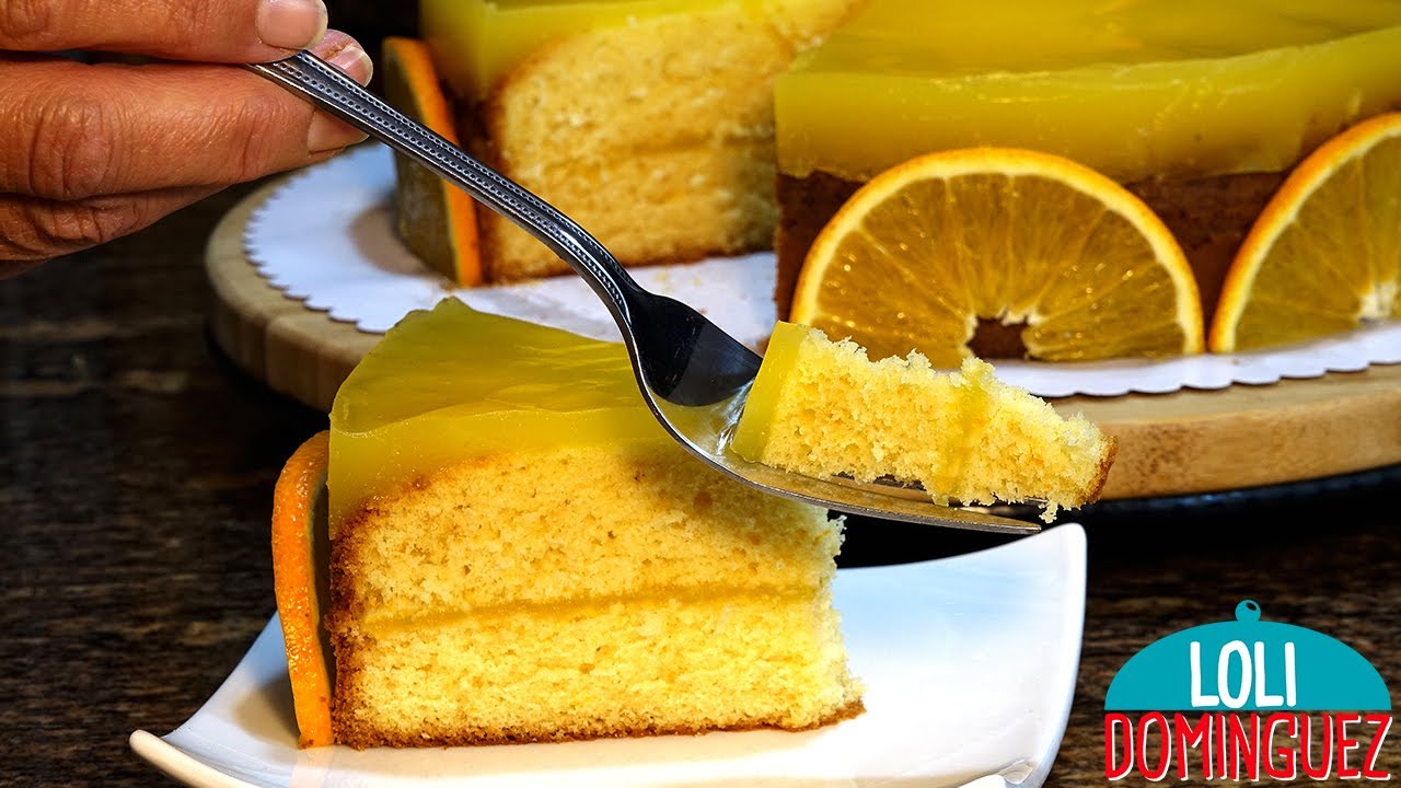 TARTA DE NARANJA FÁCIL - Loli Domínguez - Recetas - Paso a paso - Tutorial - Tartas - Tartas caseras