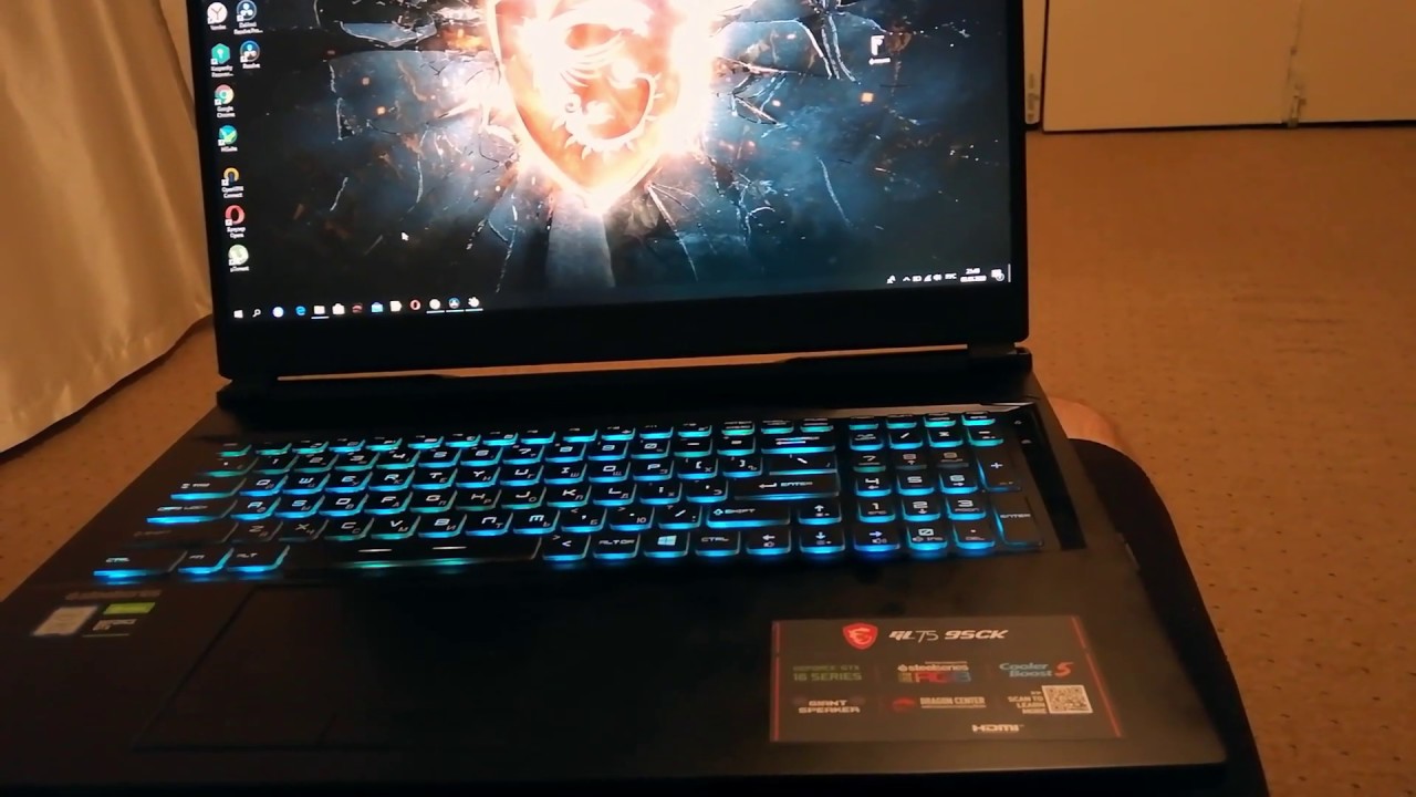 РАСПАКОВКА MSI GL75 95CK