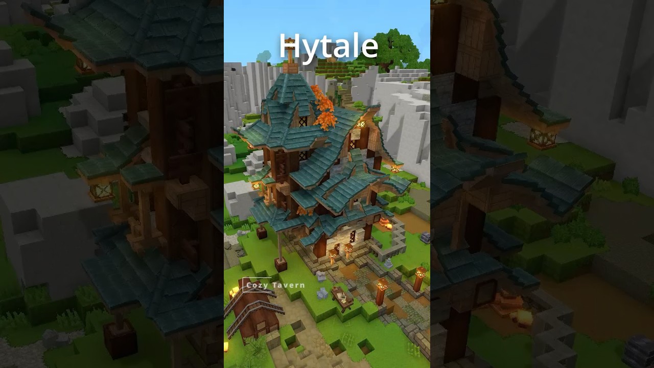 Hytale Build | A Medieval Tavern |  #hytale