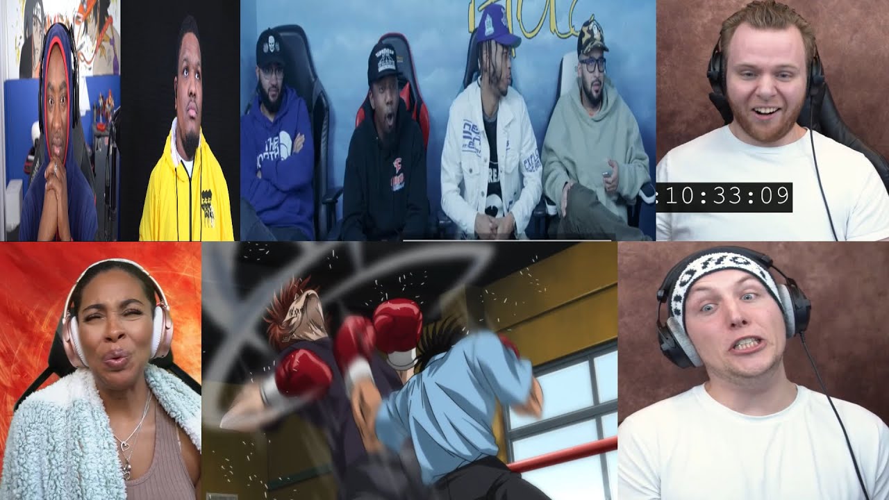 HAJIME NO IPPO EPISODE 3x9 REACTION MASHUP