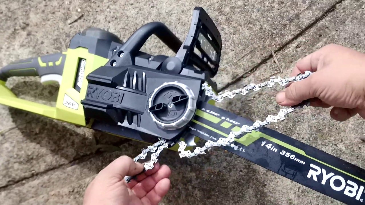 Ryobi Lithium+ 36V Brushless Chainsaw First 5 Min