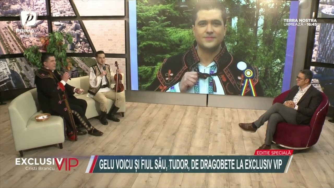 Gelu Voicu și fiul său, Tudor, de Dragobete la Exclusiv VIP