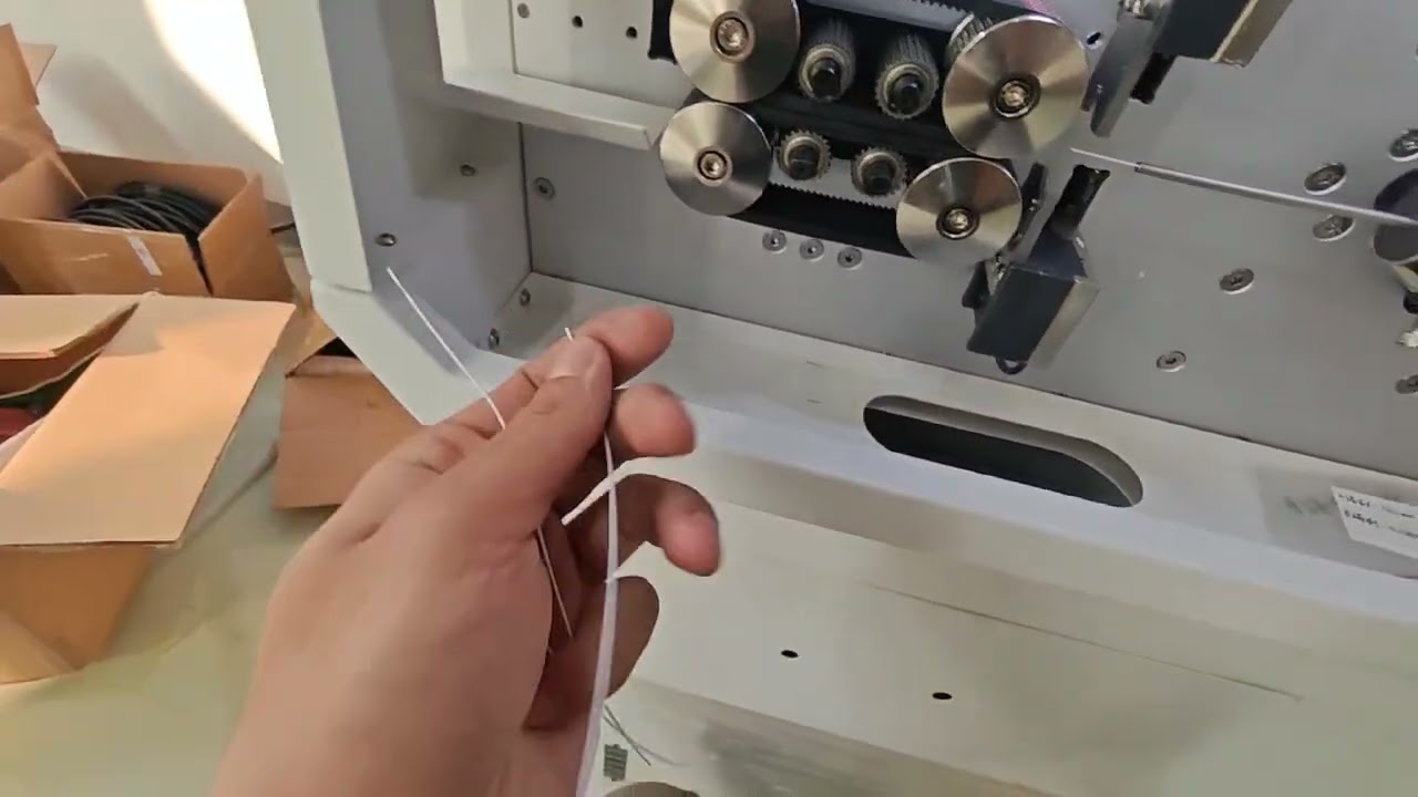 Wire stripping machine for OD 0.6mm