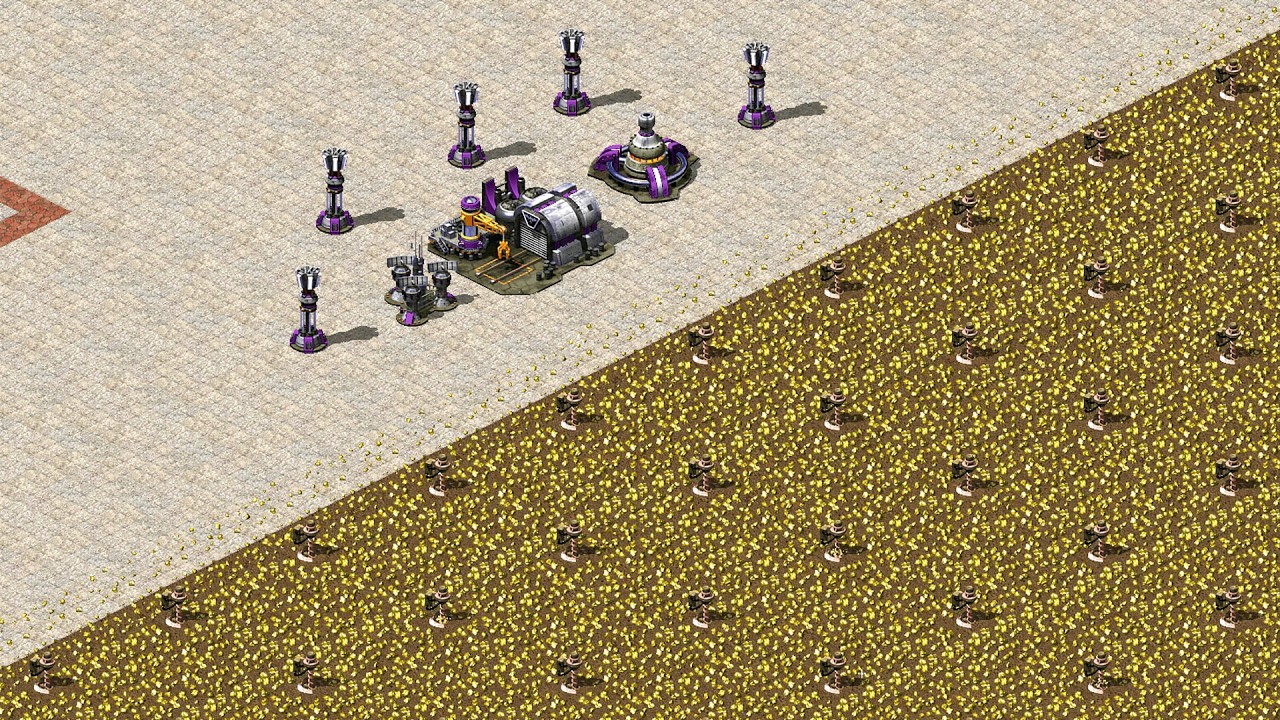 Red Alert 2 | Yuri's Revenge | 7 vs 1 | Zerot Storm Comps New Map Edit Zoom 3000 Extra Hard AI