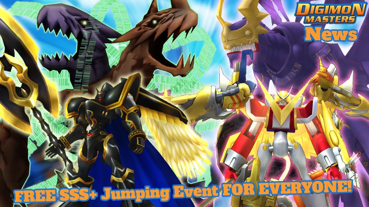 INSANE JUMPING EVENT! FREE SSS+ & Random Accessory boxes & more! - Digimon Masters Online NADMO
