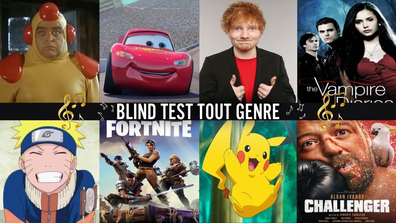 BLIND TEST TOUT GENRE - 60 EXTRAITS ( FILM, SÉRIE, DESSIN ANIMÉ, MUSIQUE, ANIME, JEUX VIDÉO )