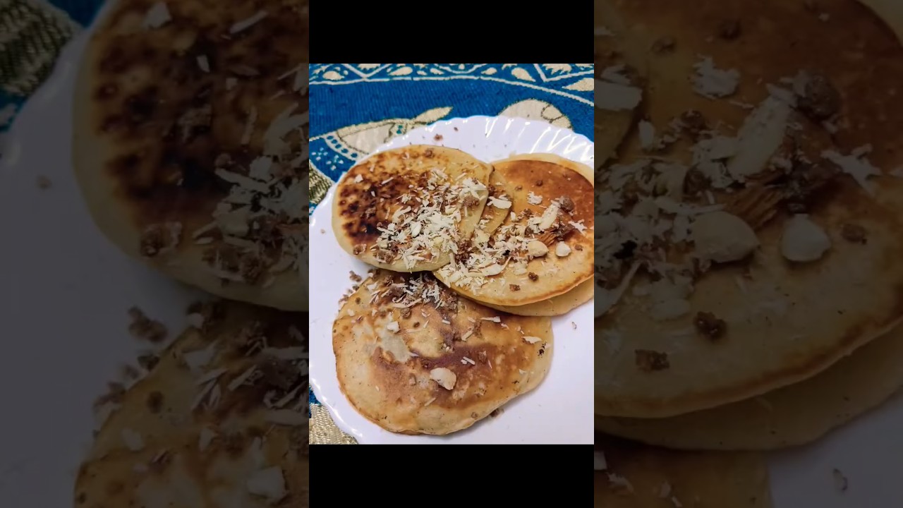 “Eggless Chocolate & Dry Fruit Pancake | Easy Breakfast Recipe | Kitchen King Reena |
