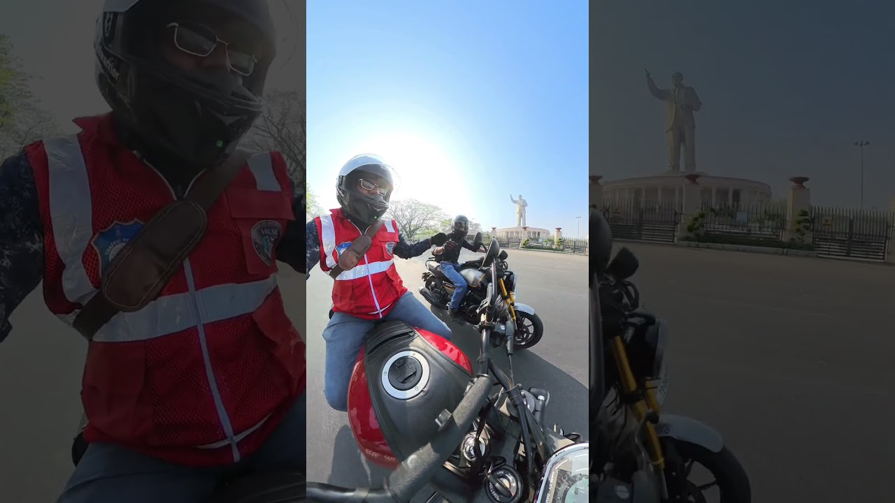 From spreading road safety awareness to meeting a follower on the road 🚦🏍️