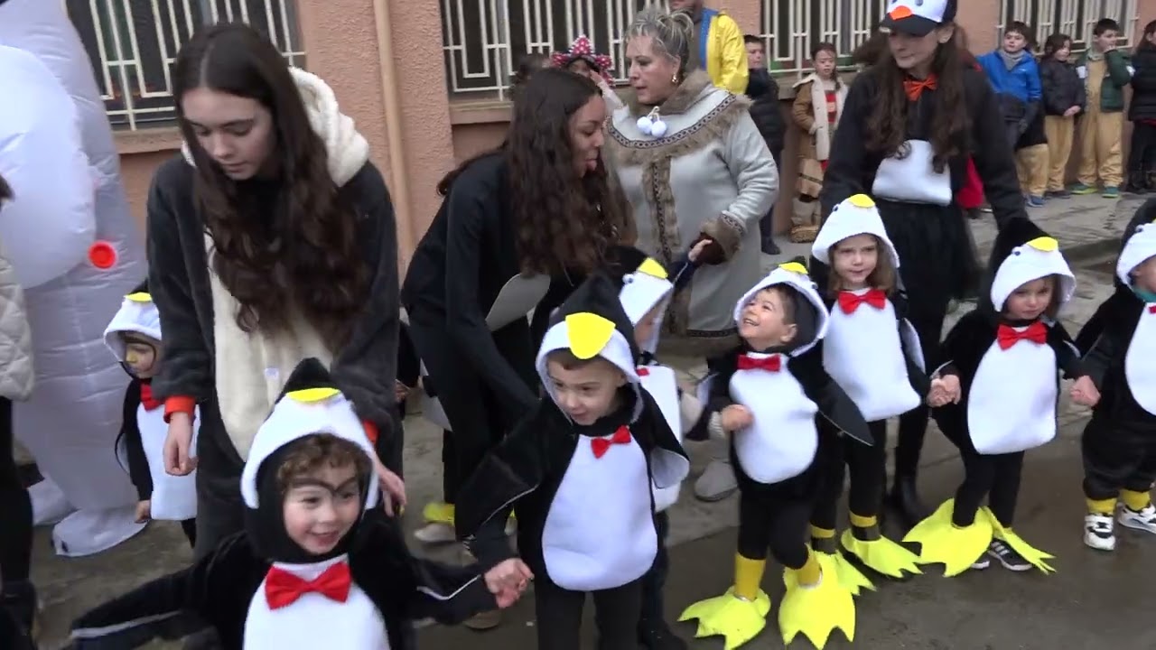 Los pingüinos llenan de ternura el carnaval de La Vega