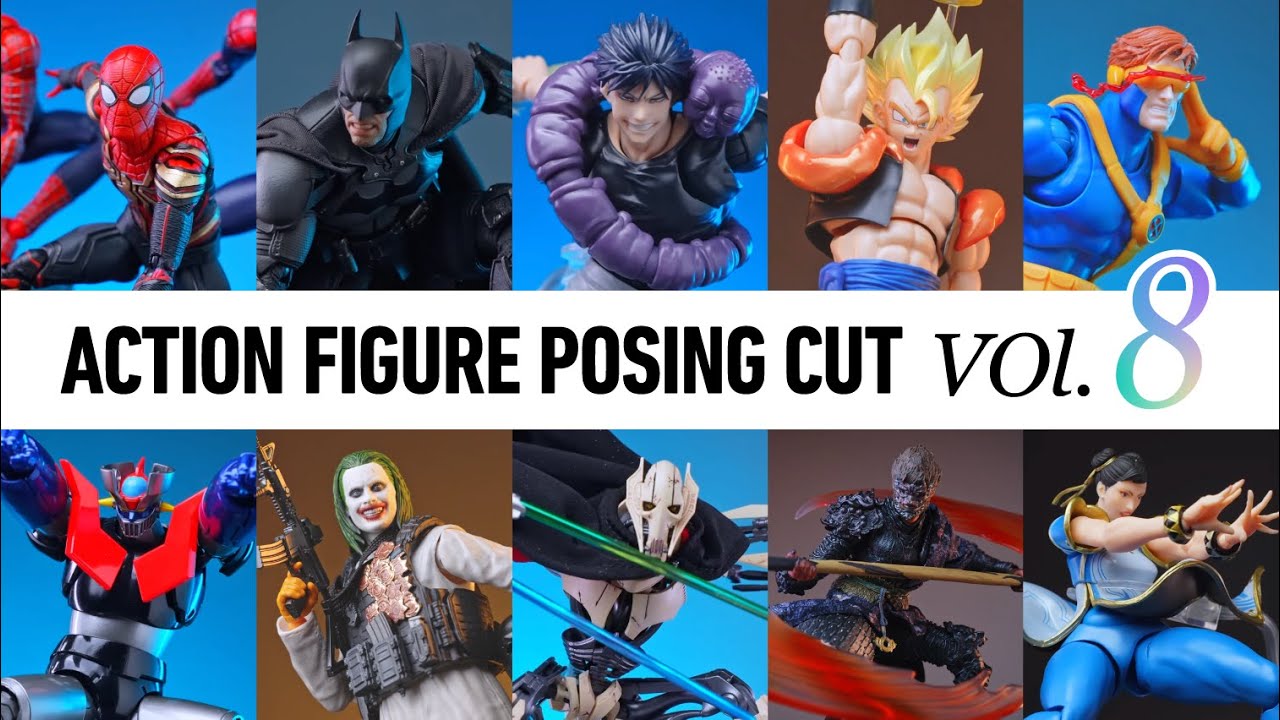 可動フィギュアポージング集 Vol.8(呪術廻戦,スパイダーマン,ドラゴンボール etc).. / S.H.Figuarts / MAFEX / Amazing Yamaguchi / INART
