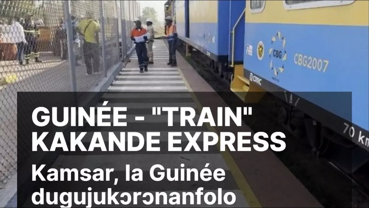 Bi, Sarata CAMARA bɛ taa n’an ye Kakande Express Train kɔnɔ, Kamsar, la Guinée jamana la