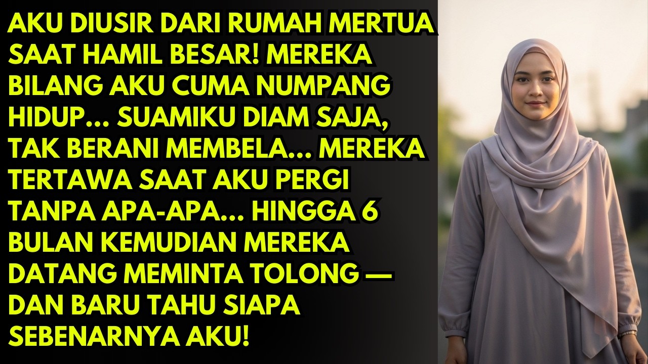 AKU DIUSIR DARI RUMAH MERTUA SAAT HAMIL BESAR! MEREKA BILANG AKU CUMA NUMPANG HIDUP…DAN SUAMIKU DIAM