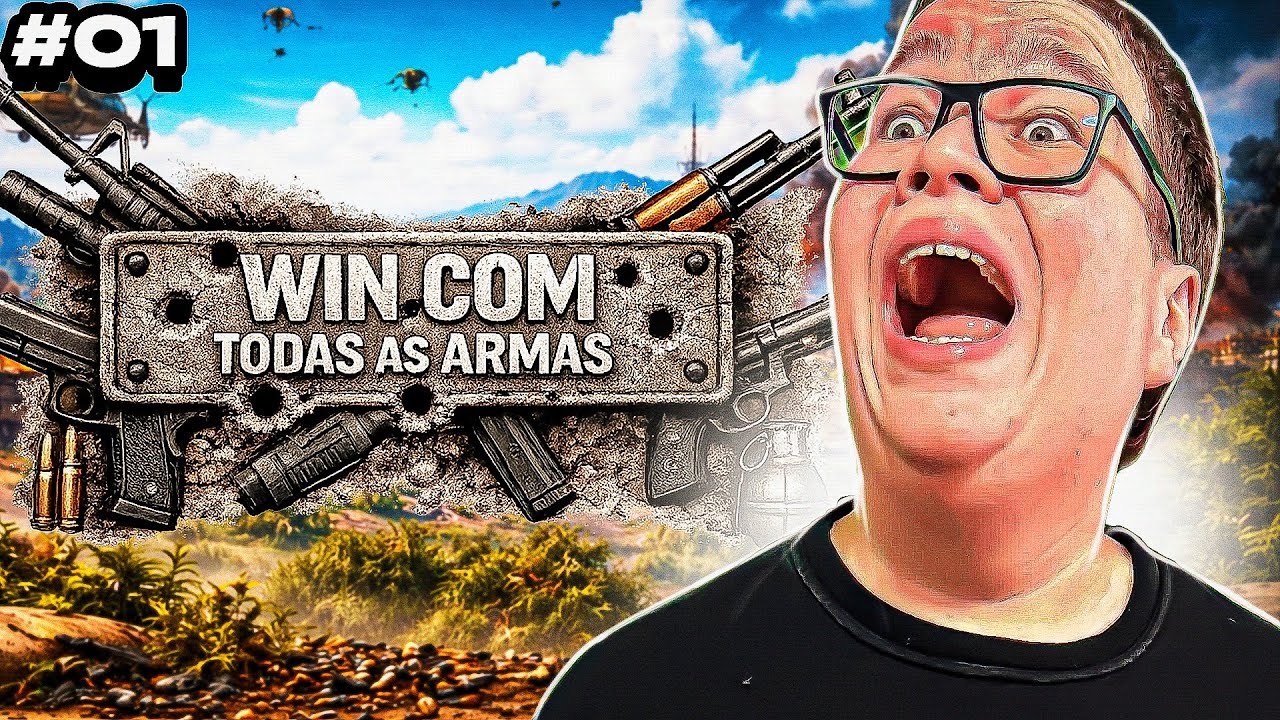 DESAFIO COMPLETO! WIN NO SOLO COM TODAS AS ARMAS  (PEACEKEEPER MK2 MONSTER) – WARZONE